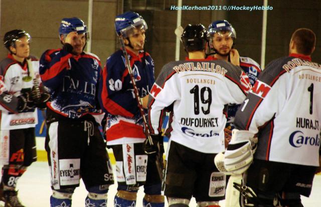 Photo hockey Division 1 - D1 : 16ème journée : Brest  vs Mulhouse - Les Albatros prennent le large.