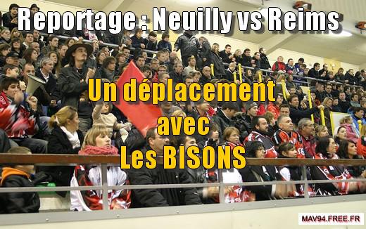 Photo hockey Division 1 - D1 : 16ème journée : Reims vs Neuilly/Marne - Sur la route avec les Bisons