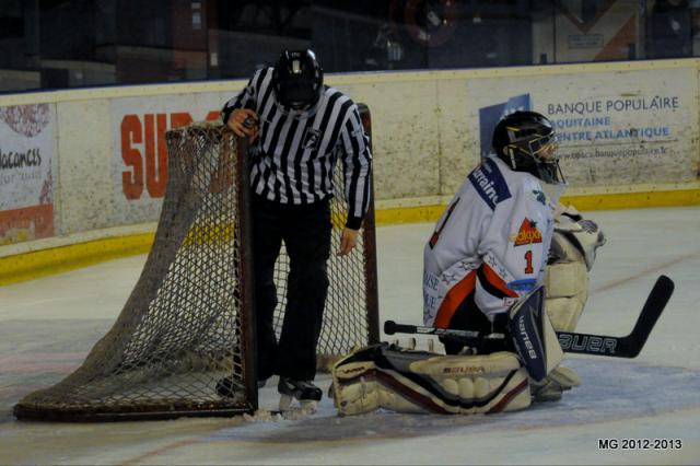 Photo hockey Division 1 - D1 : 17ème journée : Bordeaux vs Amnéville - Bordeaux sans aucune concession