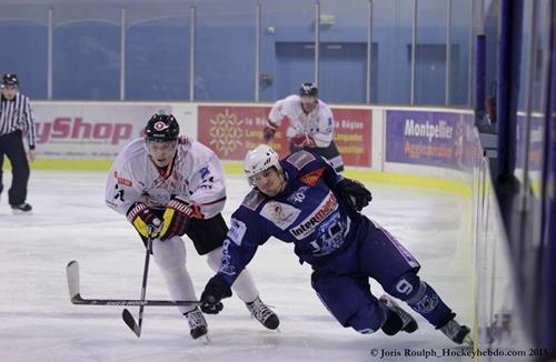 Photo hockey Division 1 - D1 : 18ème journée : Montpellier  vs Toulouse-Blagnac - 2 coups du chapeau au rendez-vous