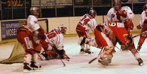 Photo hockey Division 1 - D1 - 19ème journée : Amnéville vs Annecy - La muraille savoyarde 