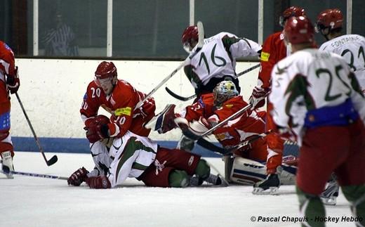 Photo hockey Division 1 - D1 : 19ème journée : Valence vs Cergy-Pontoise - Cergy, bête noire des Lynx