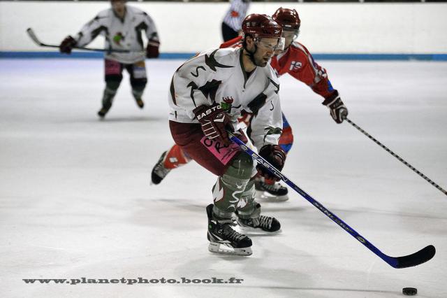 Photo hockey Division 1 - D1 : 19ème journée : Valence vs Cergy-Pontoise - Un air de déjà-vu