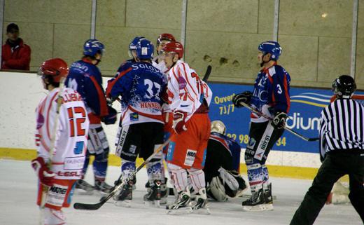 Photo hockey Division 1 - D1 : 22ème journée : Brest  vs Valence - D1: Brest-Valence, le déluge!