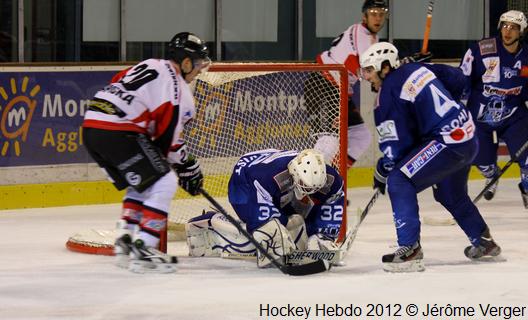 Photo hockey Division 1 - D1 : 22ème journée : Montpellier  vs Mulhouse - Les Vipers mordent les Scorpions !