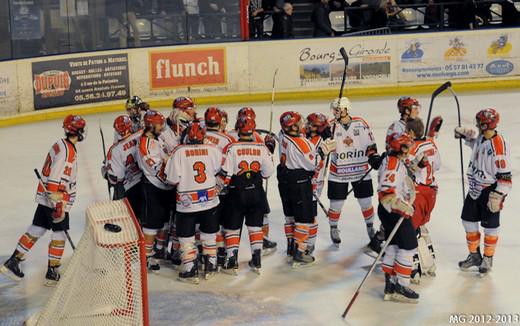 Photo hockey Division 1 - D1 : 25ème journée : Bordeaux vs Mont-Blanc - Mont-Blanc vers le maintien ?