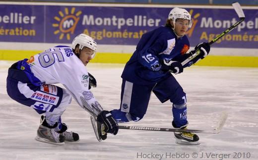 Photo hockey Division 1 - D1 : 5ème journée : Montpellier  vs Reims - Course poursuite 