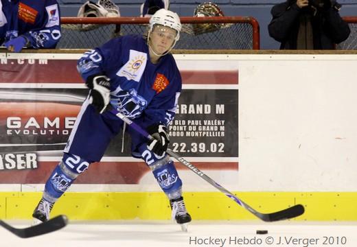 Photo hockey Division 1 - D1 : 5ème journée : Montpellier  vs Reims - Course poursuite 