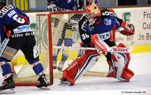 Photo hockey Division 1 - D1 - 8ème journée : Caen  vs Montpellier  - Match plein pour les Drakkars