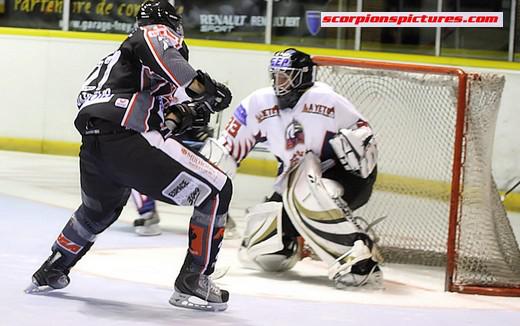 Photo hockey Division 1 - D1 : 8ème journée : Mulhouse vs Nice - Mulhouse pas assez percutant