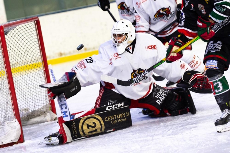 Photo hockey Division 1 - Division 1 : 10ème journée : Mont-Blanc vs Morzine-Avoriaz - Un derby disputé !
