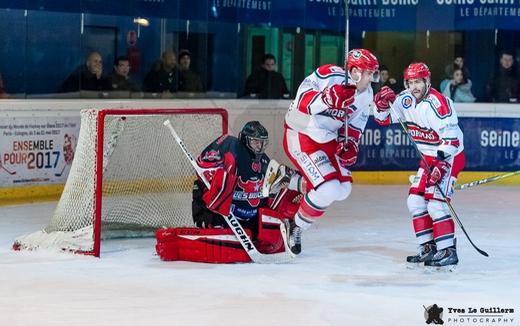 Photo hockey Division 1 - Division 1 : 10ème journée : Neuilly/Marne vs Anglet - Les Bisons renversants !