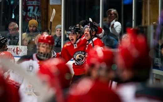 Photo hockey Division 1 - Division 1 : 10ème journée : Morzine-Avoriaz vs Neuilly/Marne - Morzine continue son bon début de saison