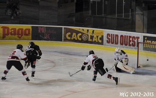 Photo hockey Division 1 - Division 1 : 11ème journée : Bordeaux vs Mulhouse - Les Boxers affamés