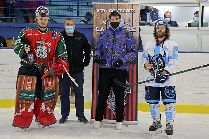 Photo hockey Division 1 - Division 1 : 12ème journée : Mont-Blanc vs Marseille - Le Spartiate brave le froid !