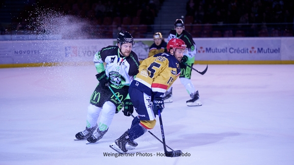 Photo hockey Division 1 - Division 1 : 13ème journée : Lyon vs Epinal  - Epinal rugit, Lyon miaule