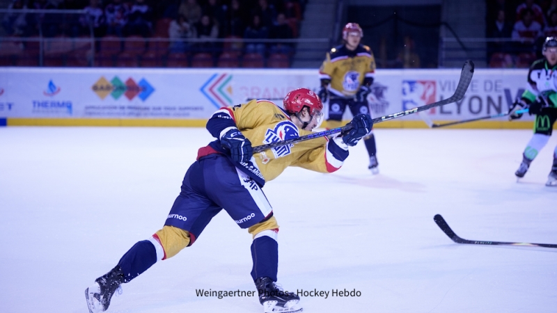 Photo hockey Division 1 - Division 1 : 13ème journée : Lyon vs Epinal  - Epinal rugit, Lyon miaule