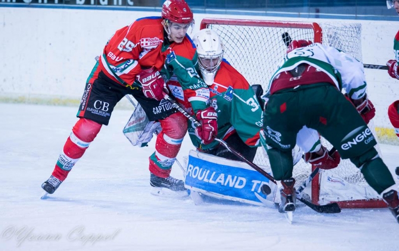 Photo hockey Division 1 - Division 1 : 13ème journée : Mont-Blanc vs Cergy-Pontoise - Le Yéti refroidit les Jokers 