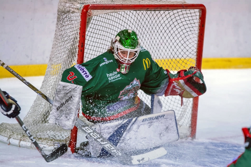 Photo hockey Division 1 - Division 1 : 13ème journée : Mont-Blanc vs Clermont-Ferrand - Mont-Blanc sérieux de bout en bout