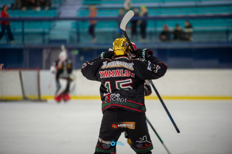 Photo hockey Division 1 - Division 1 : 13ème journée : Mont-Blanc vs Neuilly/Marne - Le Bison charge !