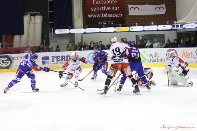Photo hockey Division 1 - Division 1 : 14ème journée : Mulhouse vs La Roche-sur-Yon - Les Scorpions ne s’arrêtent plus
