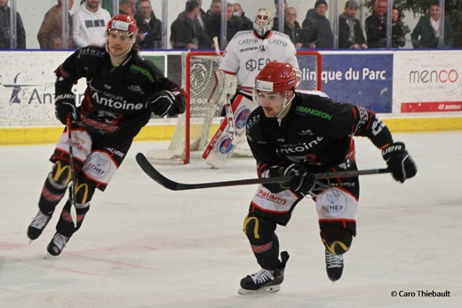 Photo hockey Division 1 - Division 1 : 15ème journée : Cholet  vs Caen  - Cholet s’incline en prolongation