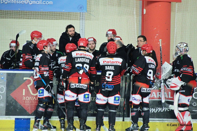Photo hockey Division 1 - Division 1 : 15ème journée : Cholet  vs Caen  - Cholet s’incline en prolongation
