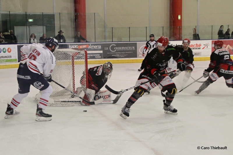 Photo hockey Division 1 - Division 1 : 15ème journée : Cholet  vs Caen  - Cholet s’incline en prolongation