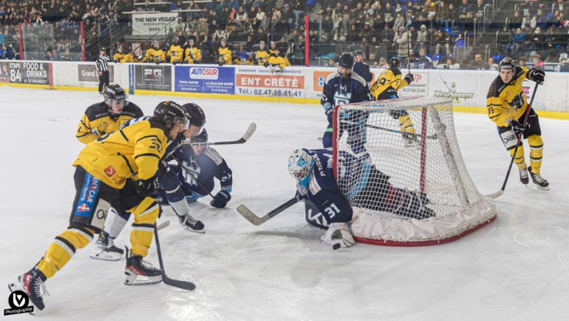 Photo hockey Division 1 - Division 1 : 15ème journée : Tours  vs Chambéry - Tours s