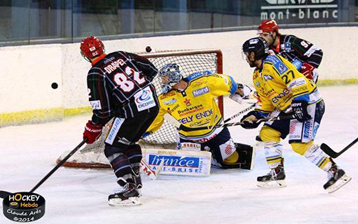 Photo hockey Division 1 - Division 1 : 16ème journée : Mont-Blanc vs Dunkerque - Les Corsaires tiennent la barque