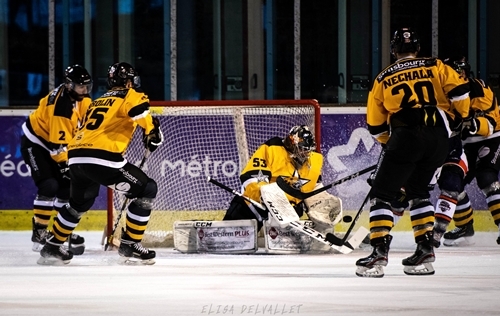 Photo hockey Division 1 - Division 1 : 16ème journée : Montpellier  vs Strasbourg  - Division 1 - J16 : Montpellier - Strasbourg