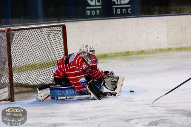 Photo hockey Division 1 - Division 1 : 17ème journée : Mont-Blanc vs La Roche-sur-Yon - Il est souffrance, puis délivrance…