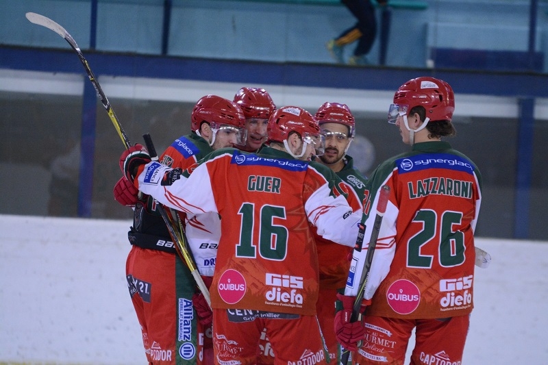 Photo hockey Division 1 - Division 1 : 17ème journée : Mont-Blanc vs Marseille - De renversants Spartiates !