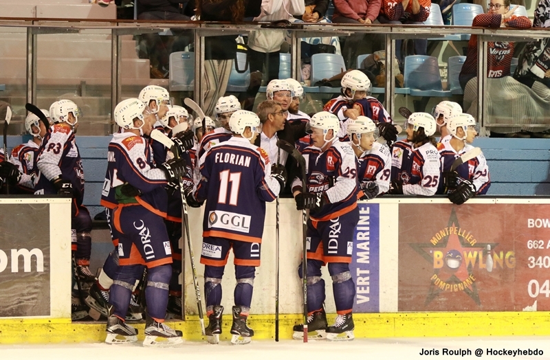 Photo hockey Division 1 - Division 1 : 17ème journée : Montpellier  vs Briançon  - J17 : Montpellier - Briançon