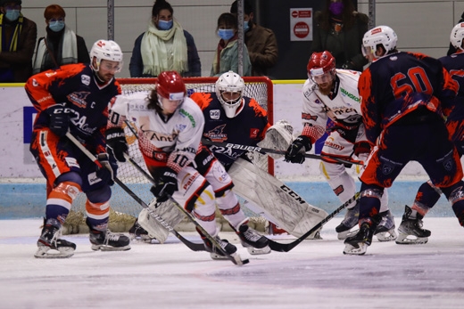 Photo hockey Division 1 - Division 1 : 18ème journée : Clermont-Ferrand vs Cholet  - Cholet poursuit sa route