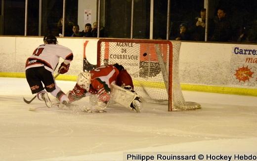Photo hockey Division 1 - Division 1 : 18ème journée : Courbevoie  vs Mulhouse - Le poison des Scorpions agit tardivement