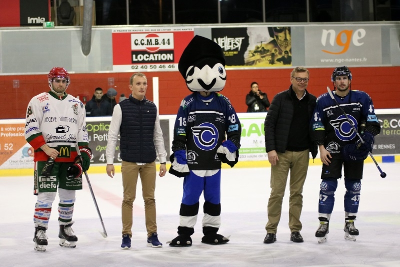 Photo hockey Division 1 - Division 1 : 18ème journée : Nantes vs Mont-Blanc - Nantes stoppe les Yétis