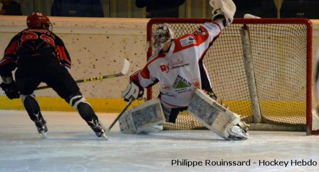 Photo hockey Division 1 - Division 1 : 19ème journée : Neuilly/Marne vs La Roche-sur-Yon - Les Bisons tombent sur un os