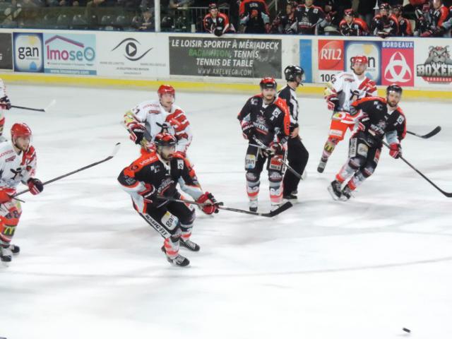 Photo hockey Division 1 - Division 1 : 20ème journée : Bordeaux vs Cholet  - La revanche des Boxers