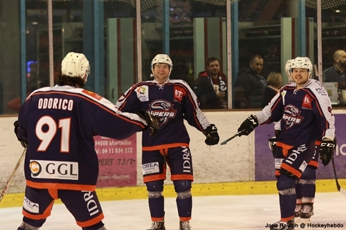 Photo hockey Division 1 - Division 1 : 20ème journée : Montpellier  vs Mont-Blanc - J20 : Montpellier - Mont-Blanc