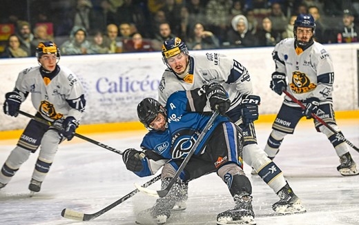 Photo hockey Division 1 - Division 1 : 20ème journée : Nantes vs Villard-de-Lans - Villard-de-Lans déroule à Nantes 