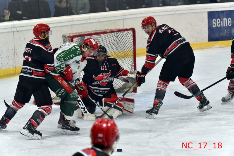 Photo hockey Division 1 - Division 1 : 21ème journée : Neuilly/Marne vs Cergy-Pontoise - Les Bisons maîtrisent