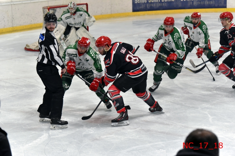 Photo hockey Division 1 - Division 1 : 21ème journée : Neuilly/Marne vs Cergy-Pontoise - Les Bisons maîtrisent