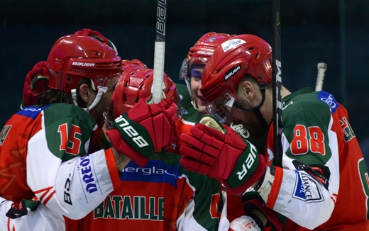 Photo hockey Division 1 - Division 1 : 22ème journée : Mont-Blanc vs Caen  - Les Yétis coulent le Drakkar