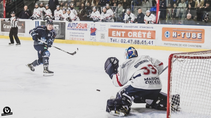 Photo hockey Division 1 - Division 1 : 22ème journée : Tours  vs Caen  - Tours s