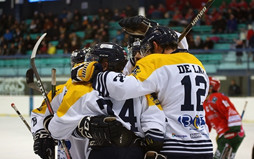Photo hockey Division 1 - Division 1 : 23ème journée : Mont-Blanc vs Dunkerque - D1 : Les Corsaires coulent le navire Yéti