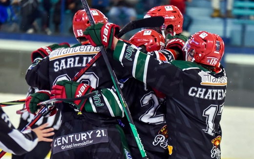Photo hockey Division 1 - Division 1 : 23ème journée : Mont-Blanc vs Montpellier  - L’essentiel c’est les 3 points !