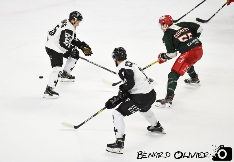 Photo hockey Division 1 - Division 1 : 24ème journée : Cergy-Pontoise vs Caen  - Les Jokers définitivement sur le trône