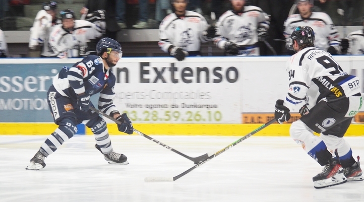 Photo hockey Division 1 - Division 1 : 24ème journée : Dunkerque vs Courchevel-Méribel-Pralognan - Le HCMP surprend les Corsaires de Dunkerque à l’extérieur