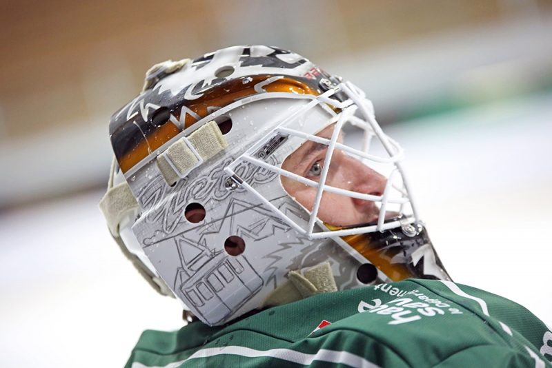 Photo hockey Division 1 - Division 1 : 24ème journée : Mont-Blanc vs Valenciennes - Les Diables Rouges avec abnégation